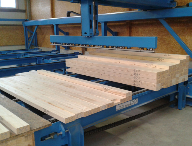 Flexistack für Bauholz und Abbund Flexistack für Bauholz und Abbund