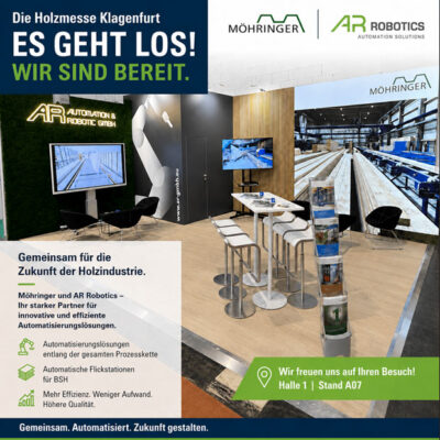 Holzmesse Klagenfurt 2026 – Wir sind dabei! Halle 1 I Stand A07